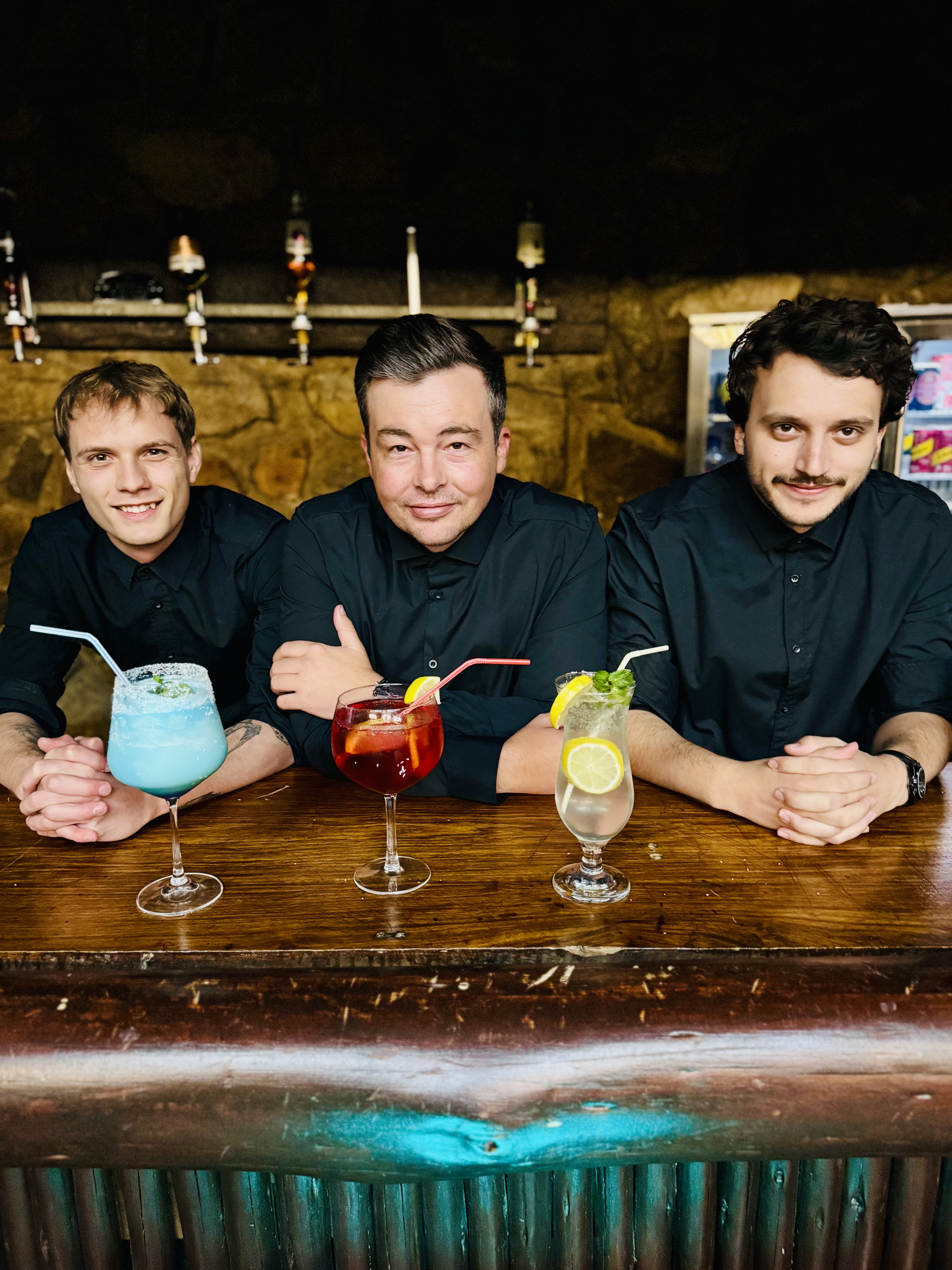 The Bartender Bros team at an event